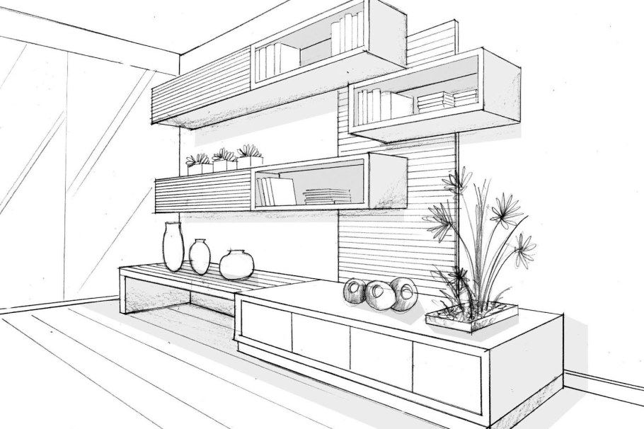 Комната стол стул кровать