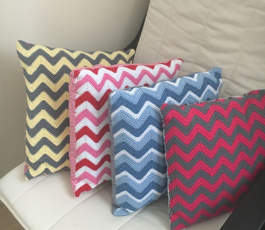 Наволочка на подушку крючком