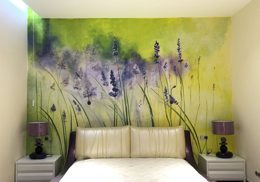 Роспись стен в интерьере