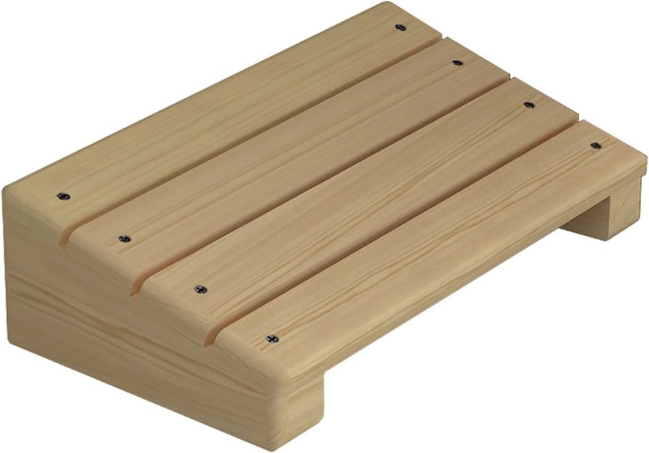 Скамейка для ног деревянная