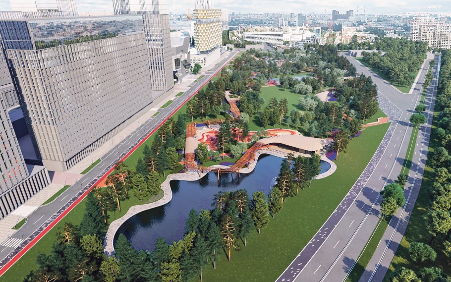 Парк ЗИЛАРТ набережная в Москве