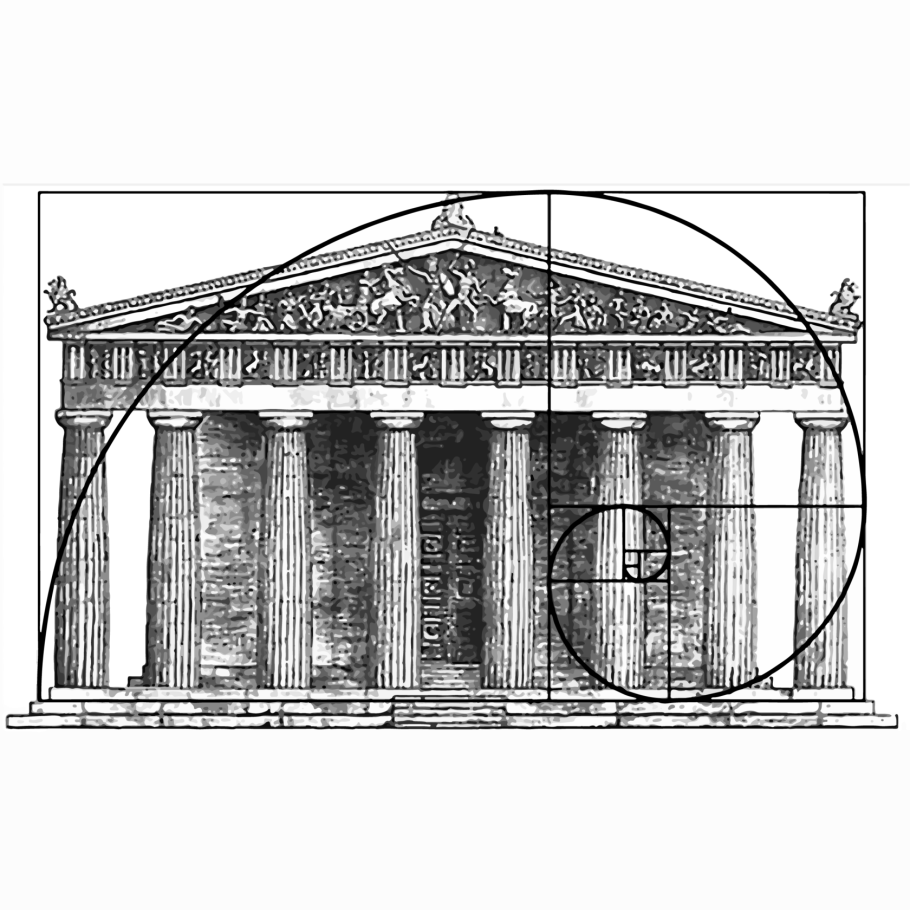 Парфенон Греция золотое сечение