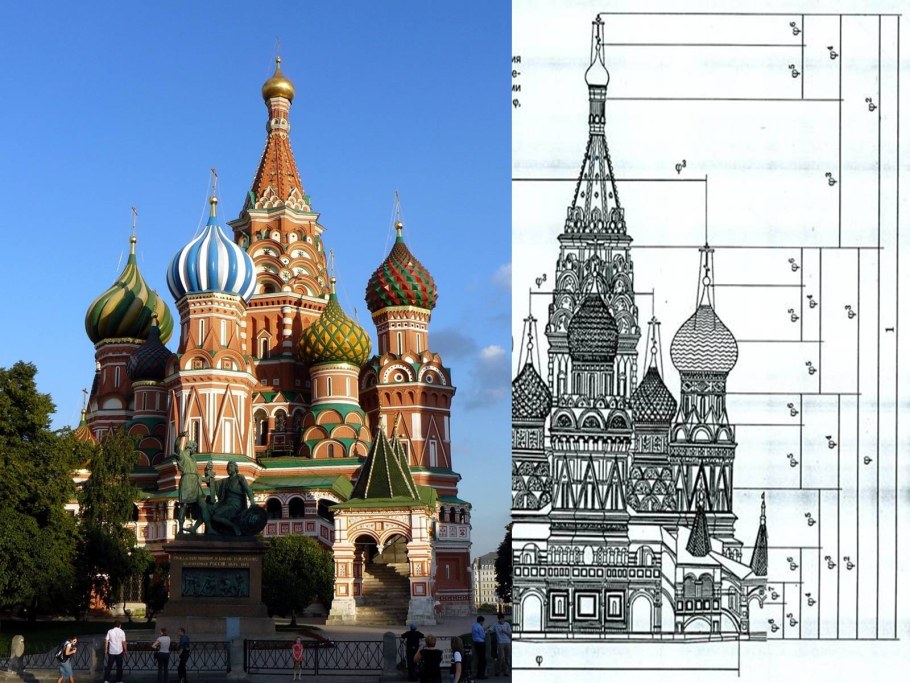 Храм Петра и Павла чертеж