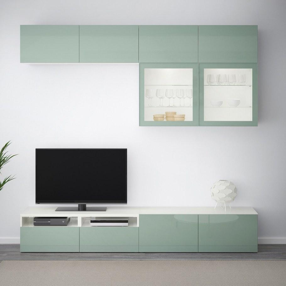 Икеа БЕСТО Сельсвикен белый глянцевый