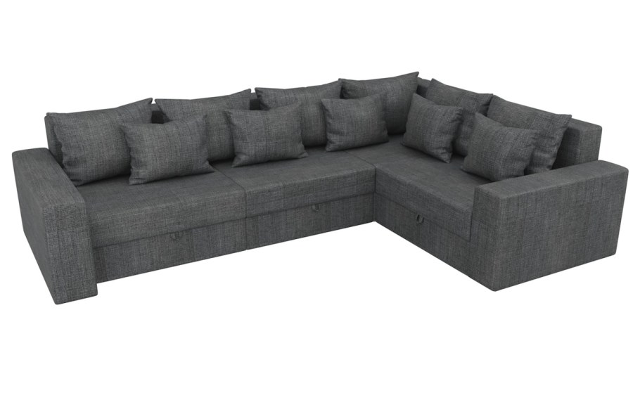 Диван Мэдисон угловой коричневый 280