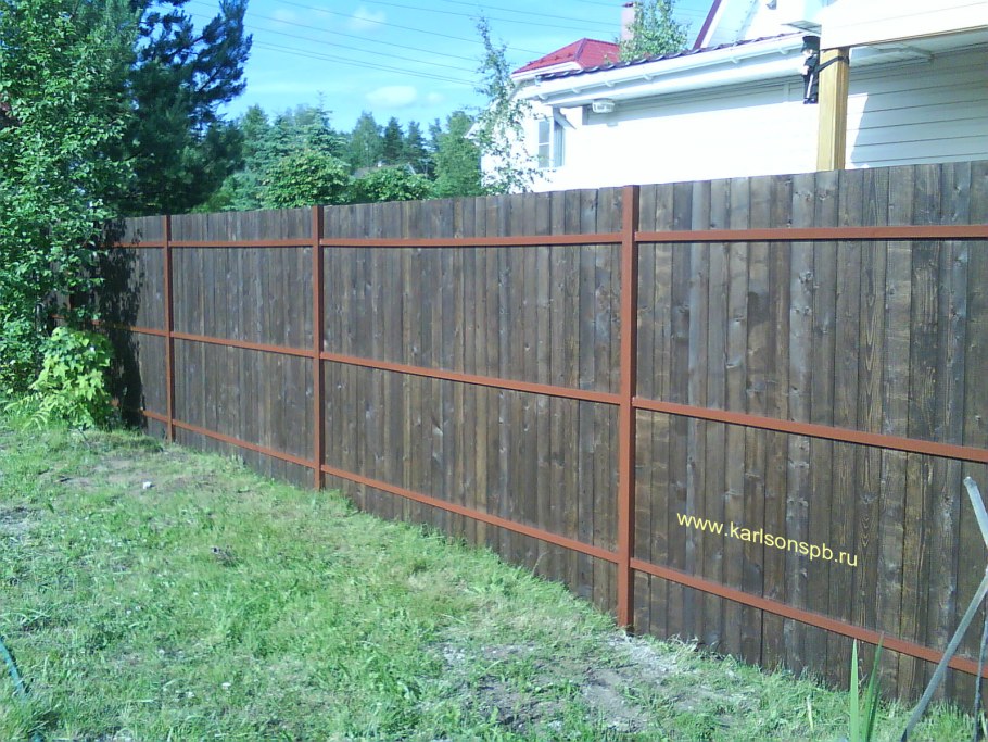 Варианты дешевого забора