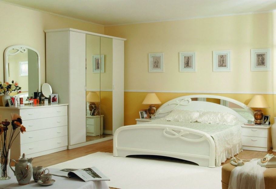 Спальный гарнитур с круглыми ручками