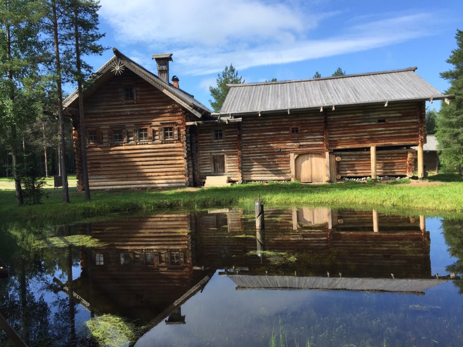 Музей малые Корелы зима