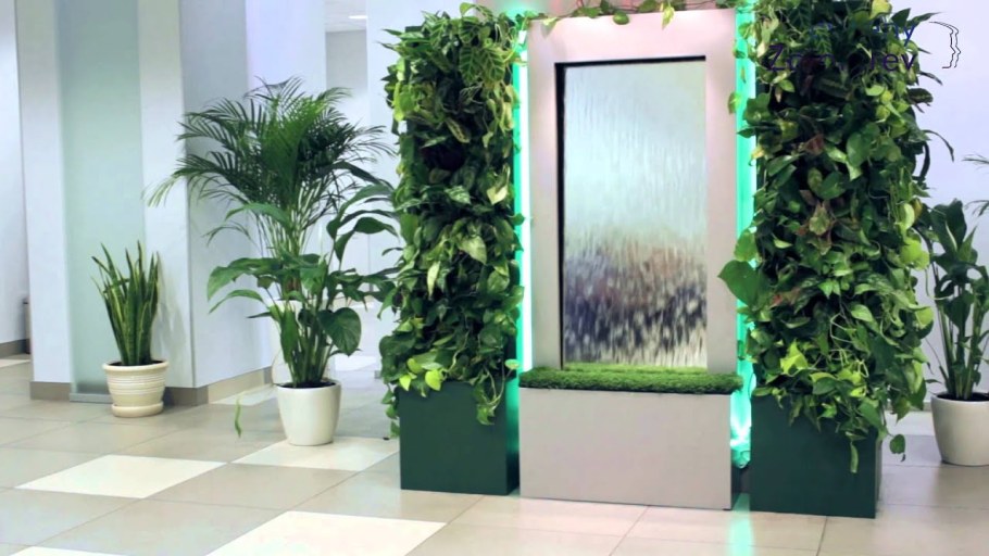 Водопады по стеклу комнатные