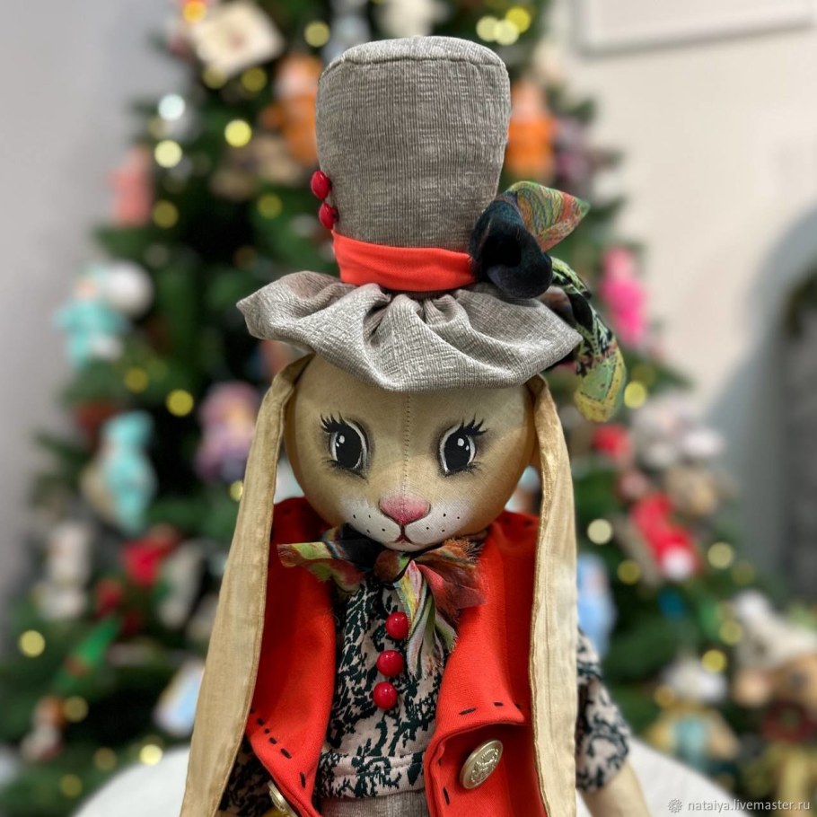 Интерьерная кукла зайчик