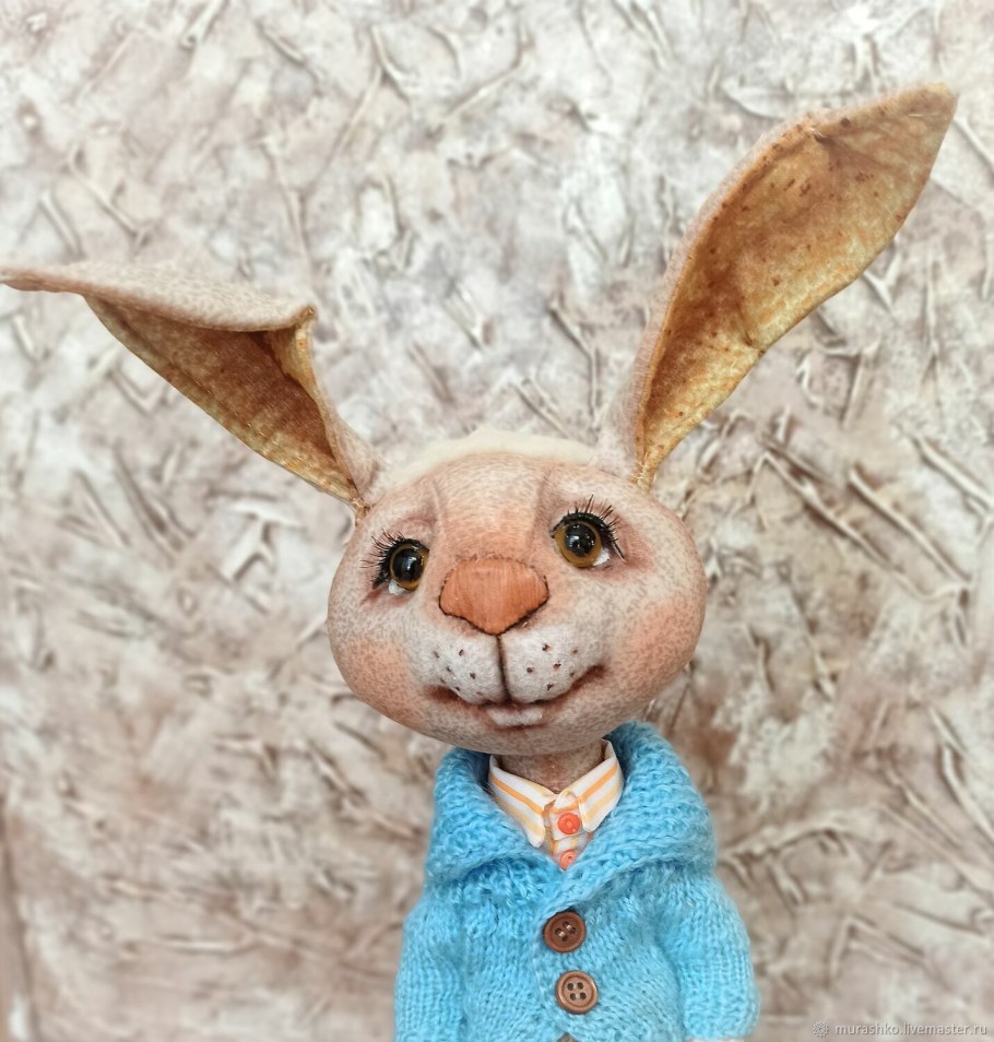 Текстильная кукла Зайка
