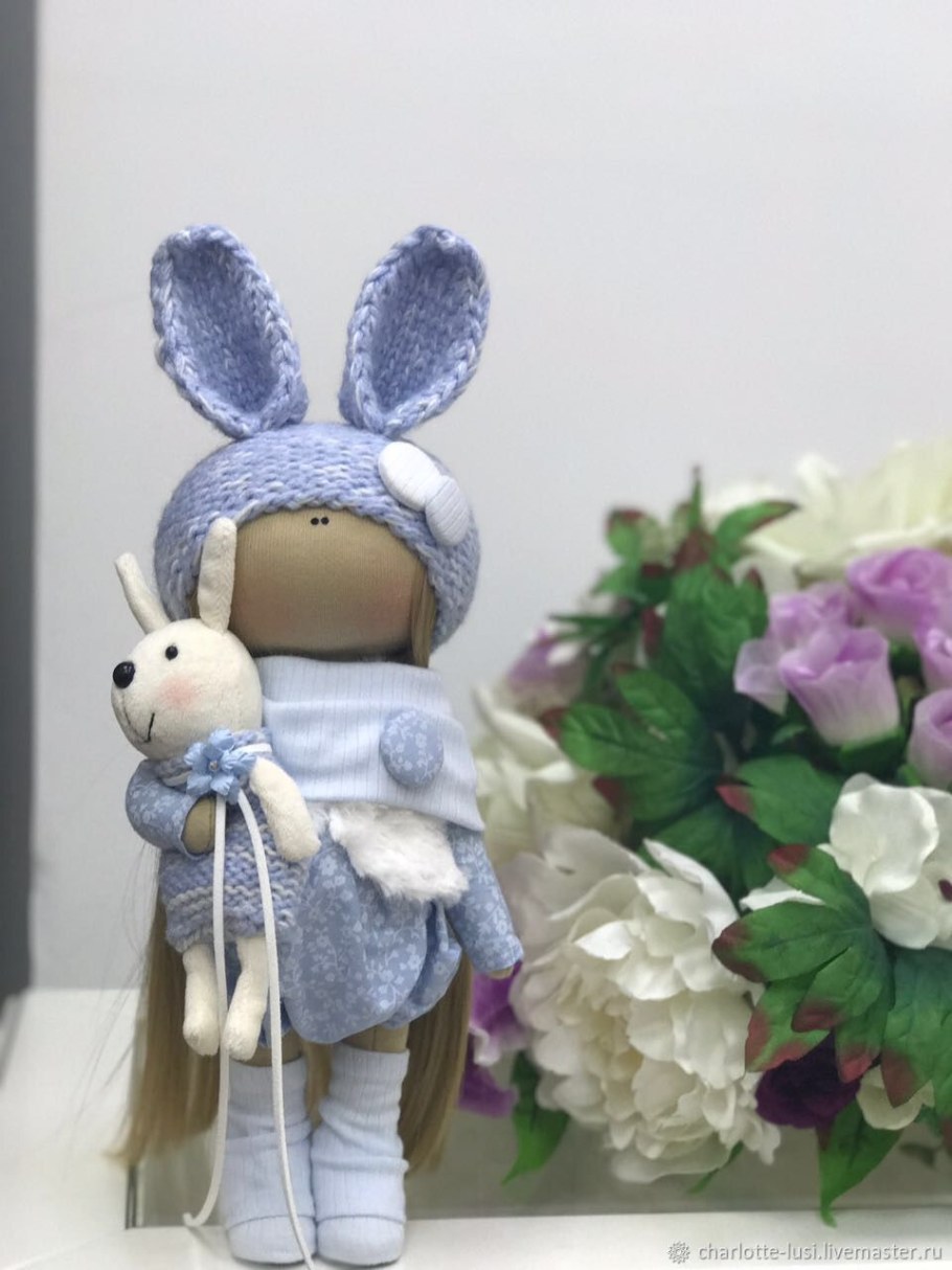 Интерьерная игрушка заяц