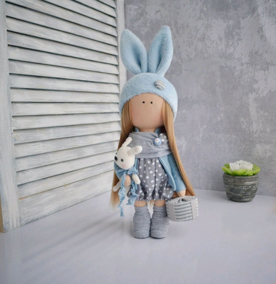 BOGACHO интерьерная кукла заяц