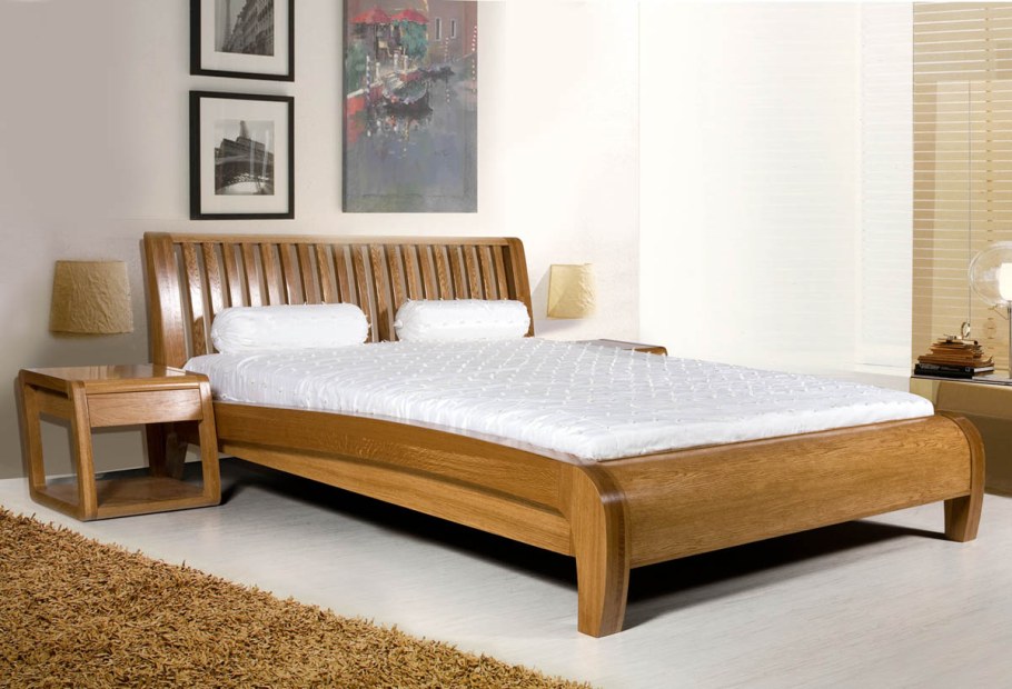 Кровать из бруса