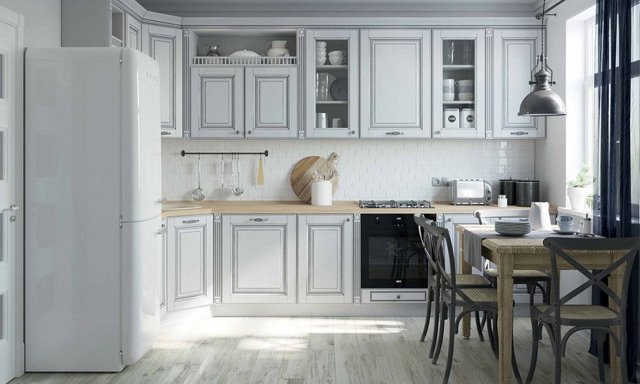 Каркас кухни из массива