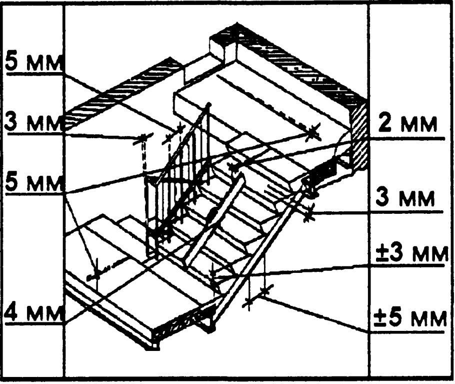 Схема армирования бетонной лестницы