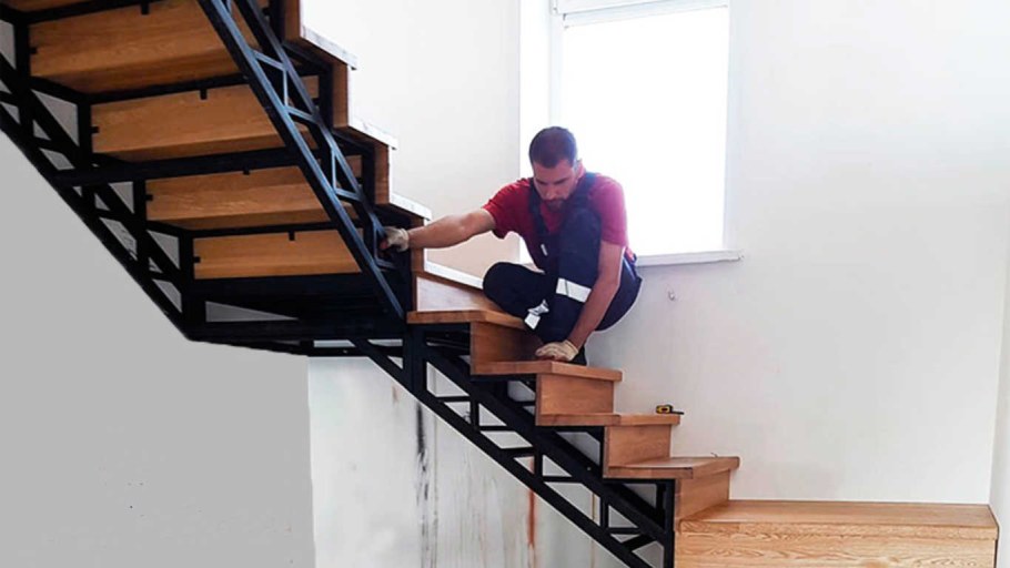 Лестничный марш чертеж с размерами