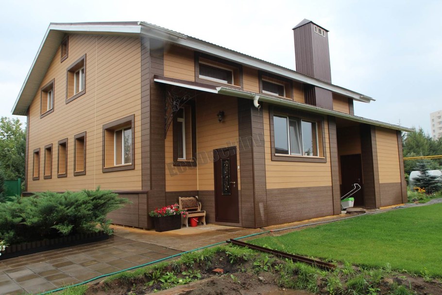 Фасады из древесно полимерного композита