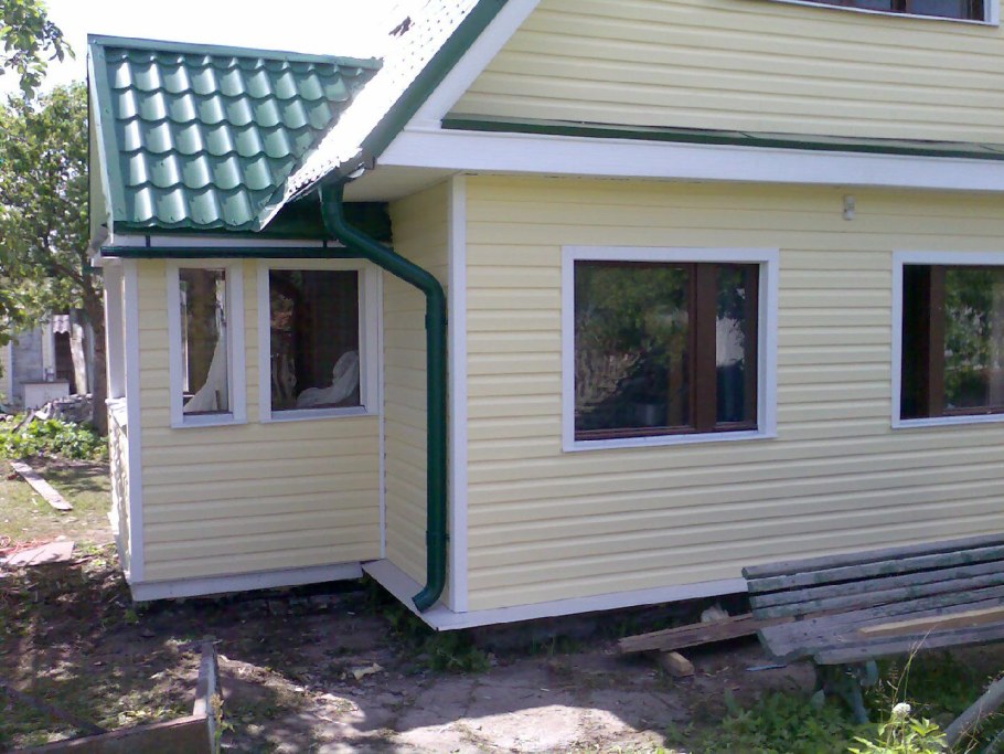 Дачный домик сайдинг