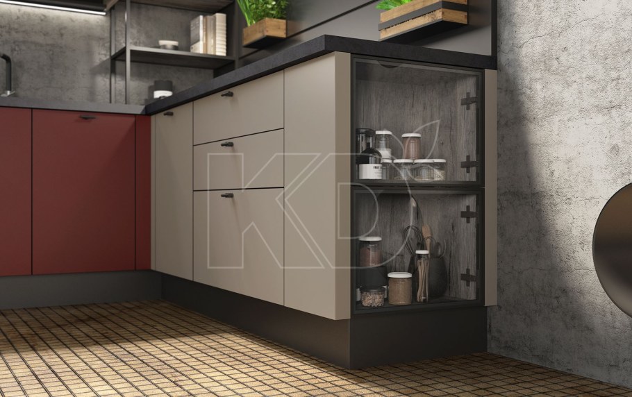 Кухня Ханна Блэк кухонный двор