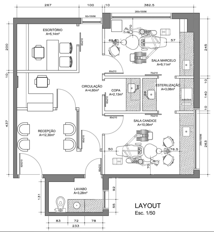 Схема терапевтического стоматологического кабинета