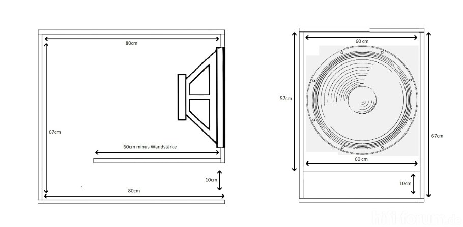 Чертежи концертных сабвуферов 18 дюймов