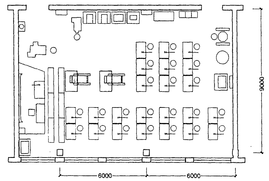 Планировка учебной мастерской