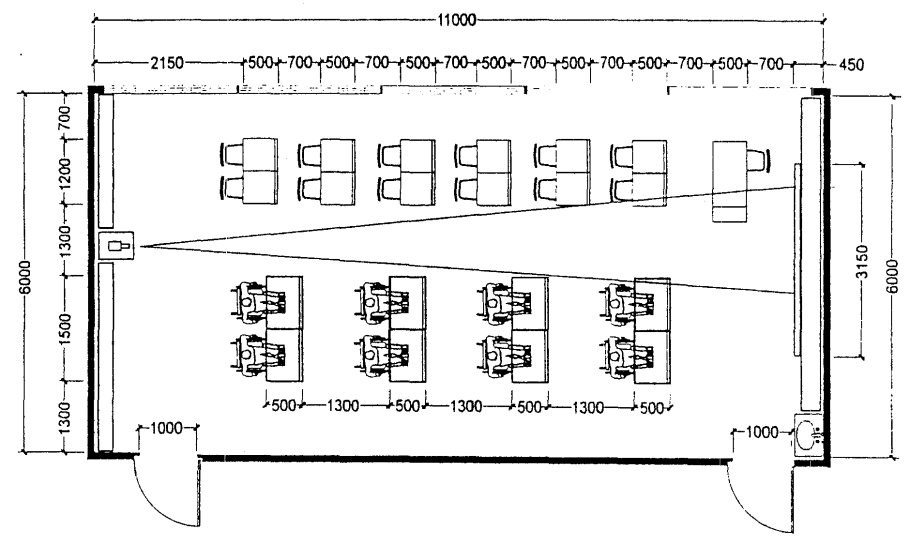 Планировка учебных помещений