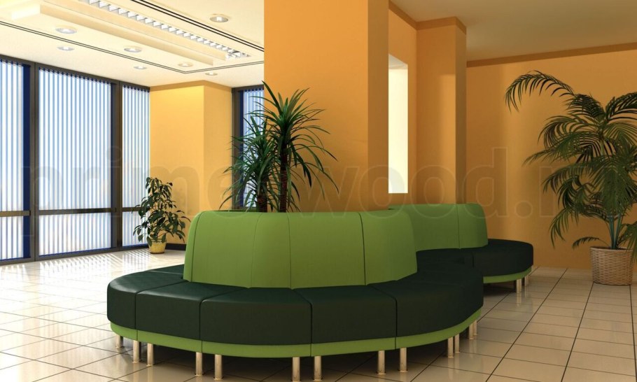 Интерьеры холла в бизнес-центре