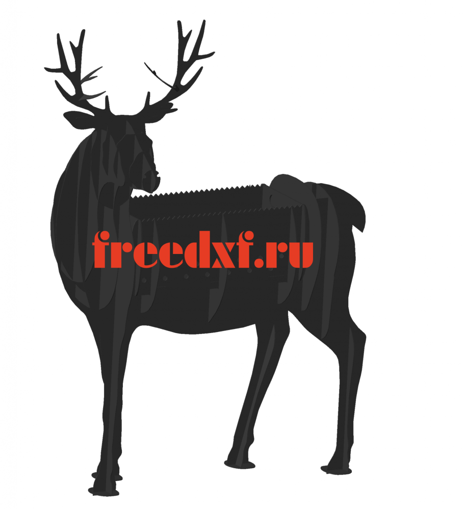 Мангал олень сборка
