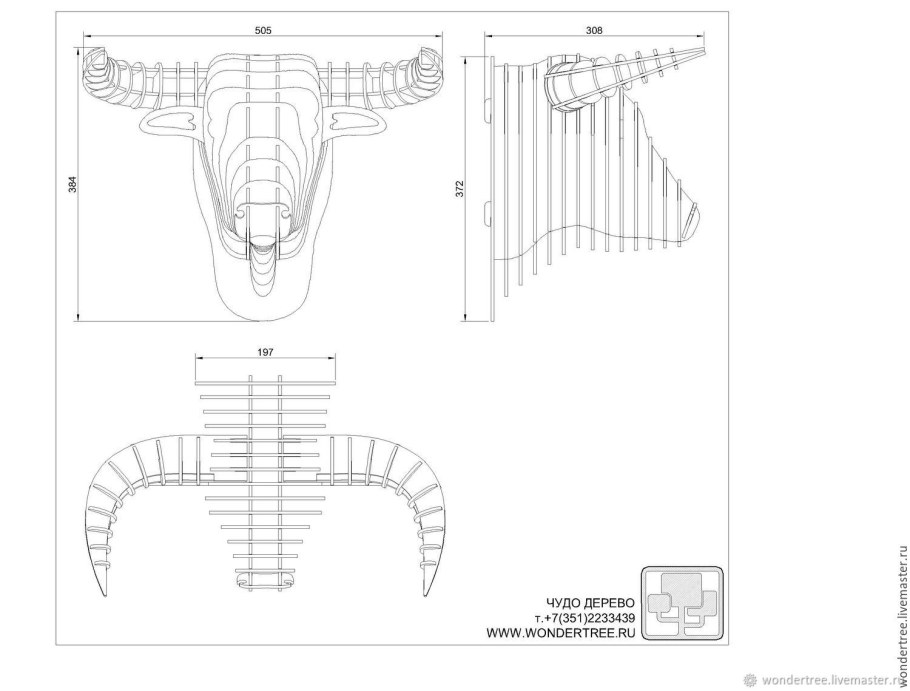 Олень из проволоки чертеж схема