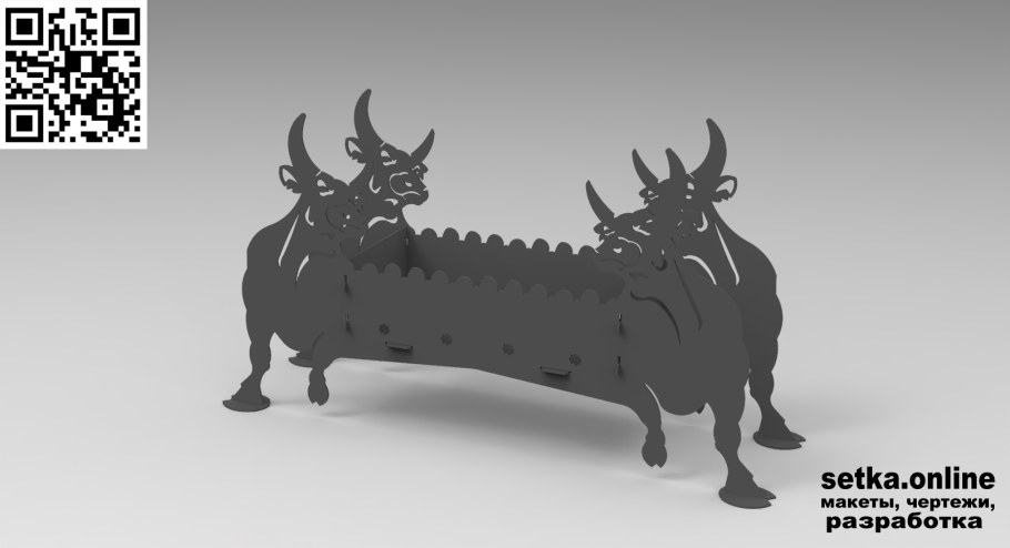 Плазменная резка олень копыто