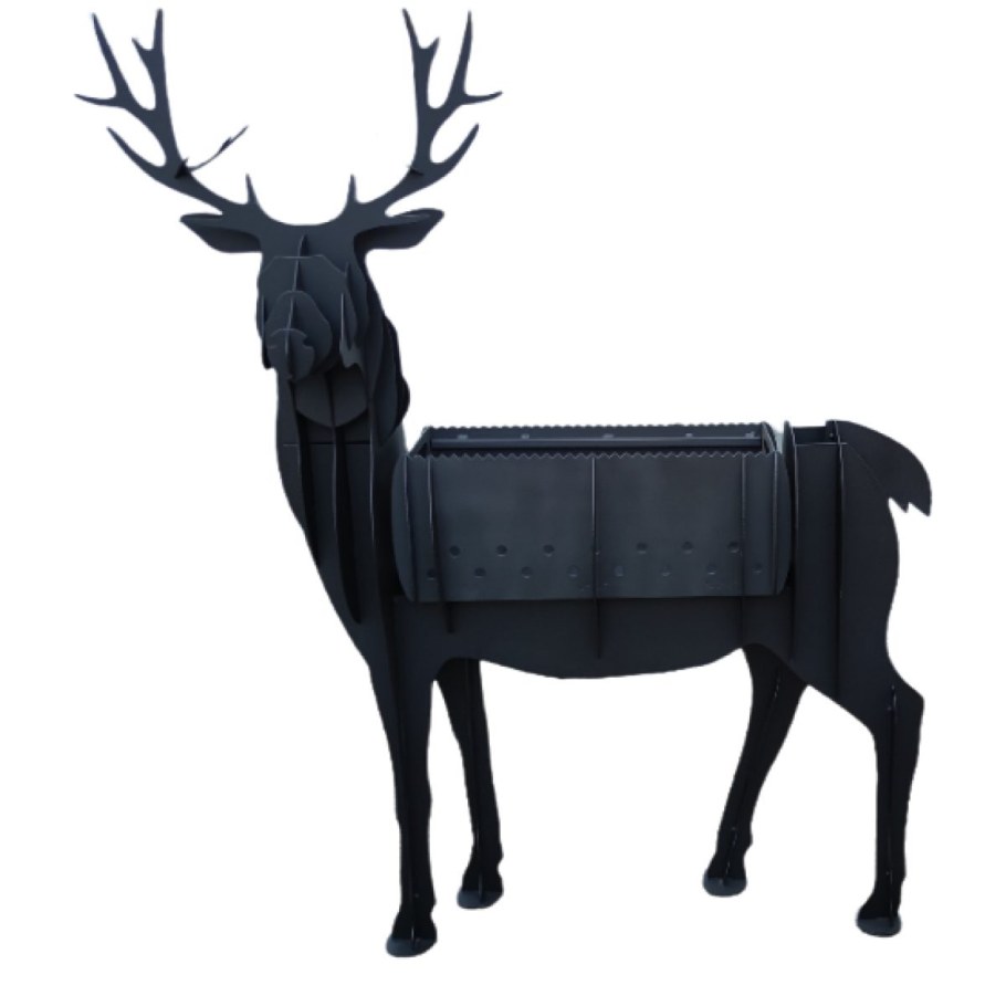 Трафарет мангал олень