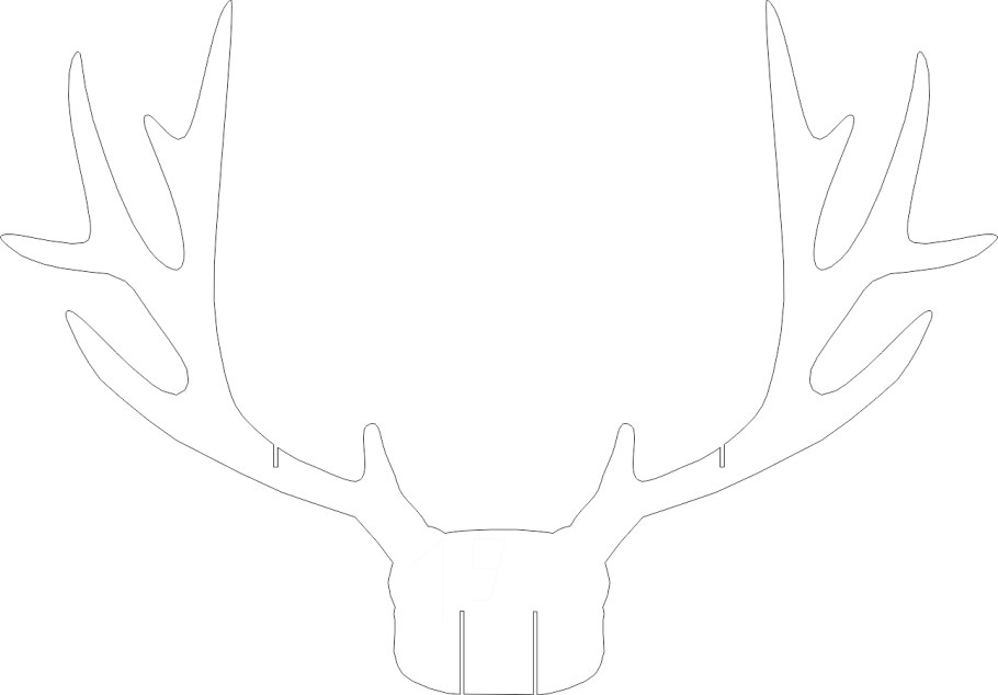 Рисунки для мангала Лось