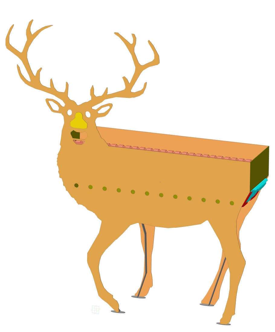 Лошадь из фанеры чертежи