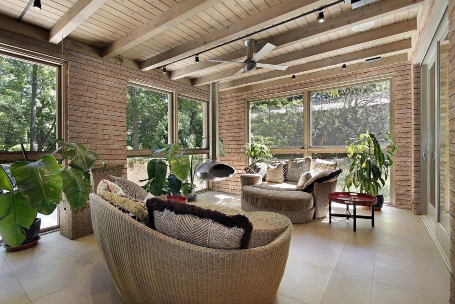 Французские окна в интерьере