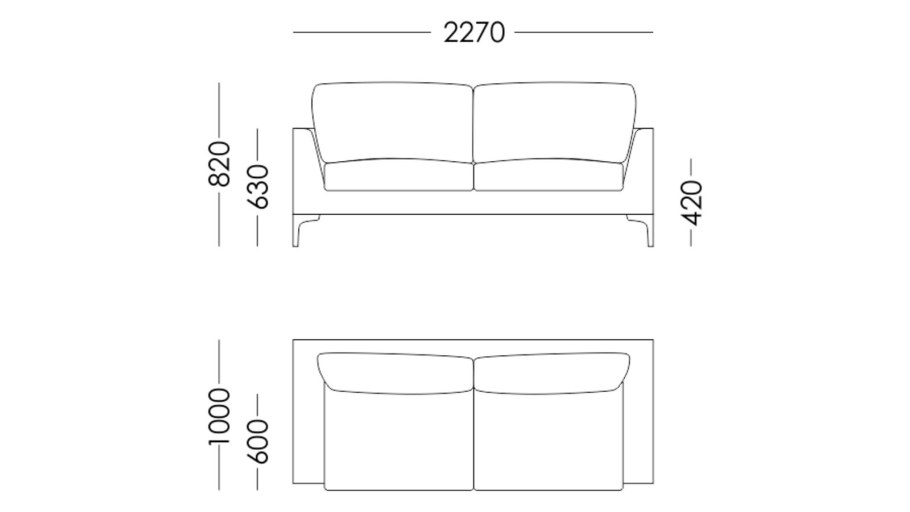 Диван прямой Бергамо Jazz 8