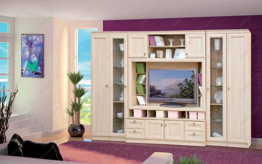 Стенка Мадрид 4 мебель Маркет