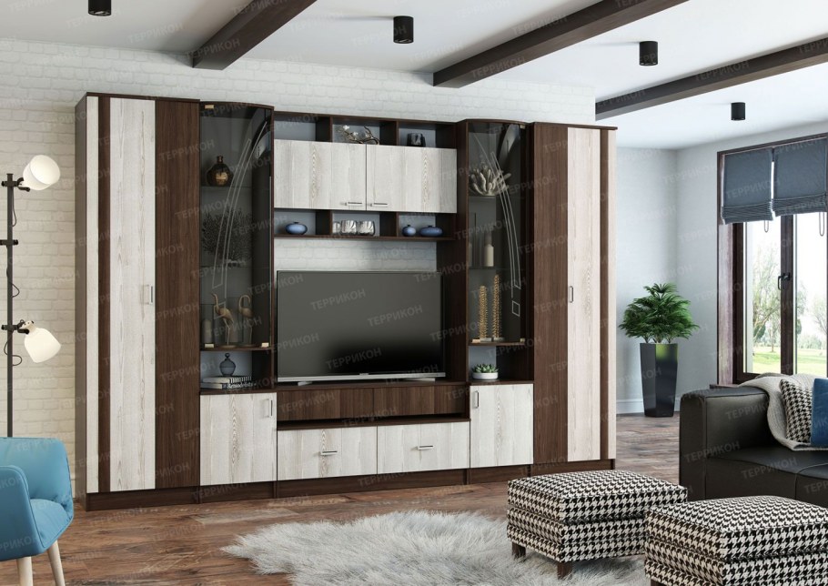 Стенка Виста 18 ясень шимо