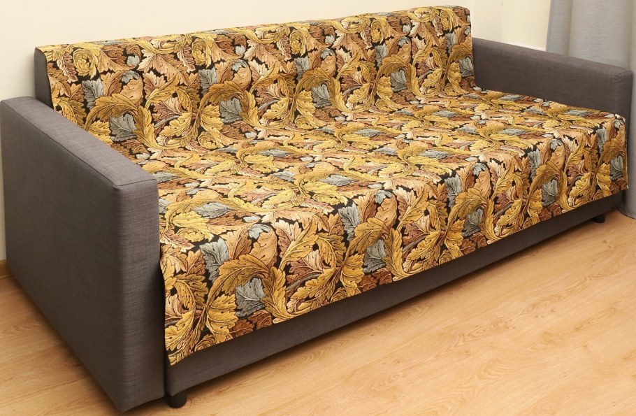 Диван 77590 замша пружинный