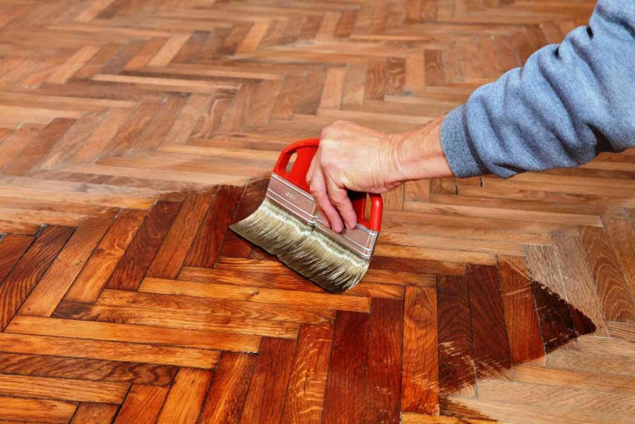 Демонтаж старого паркета