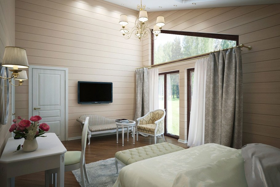 Интерьер дачного домика