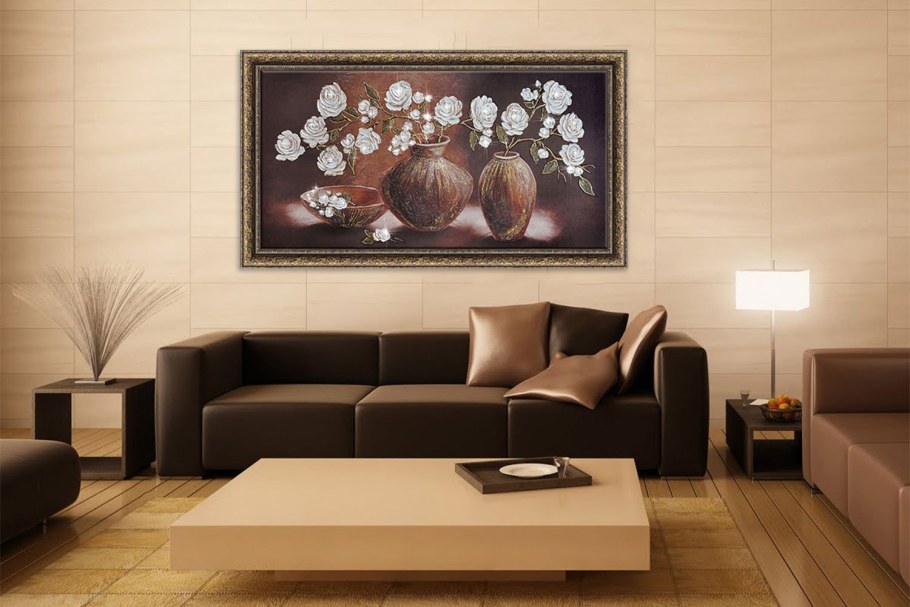 Картины над диваном