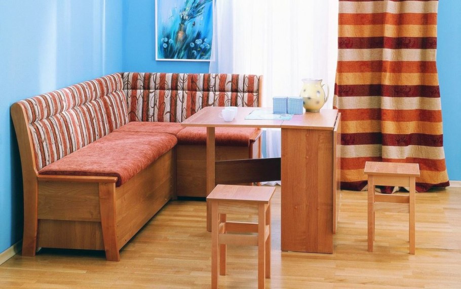 Кухонный угловой диван Этюд со спальным местом 2050х1220 Боровичи мебель