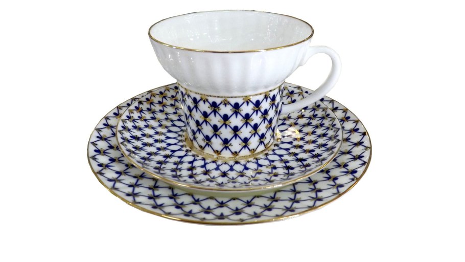 Императорский фарфор Кобальтовая сетка