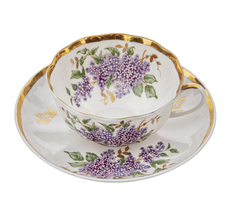 Дулевский фарфор сирень