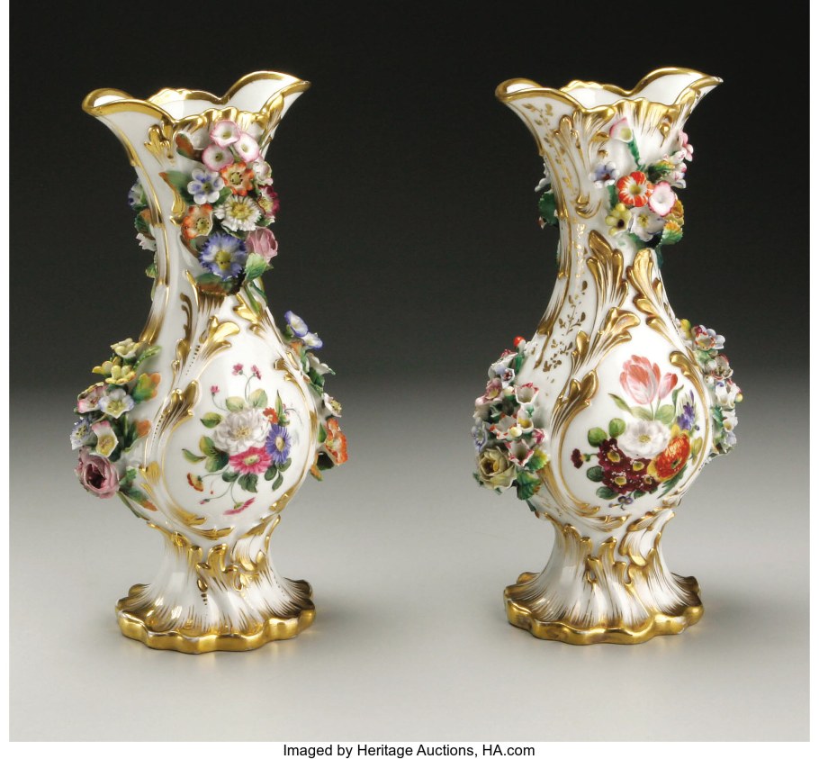 Вазы Императорский фарфор 19 века