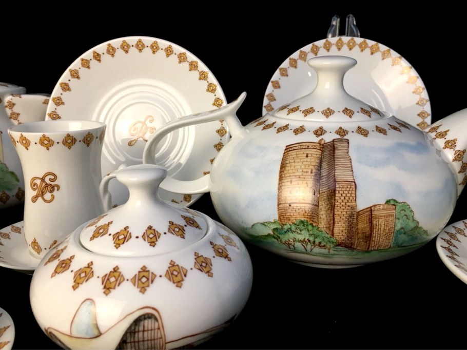 Кунгурская керамика сервиз чайный