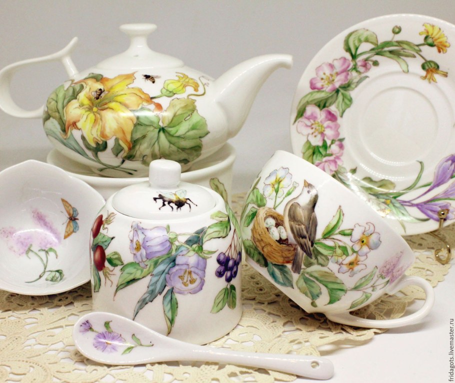 Чайный сервиз Райский сад