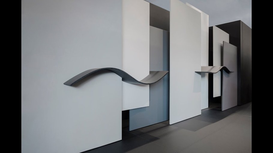 Интерьер в стиле футуризм гостиная